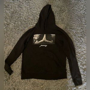 A black hoodie